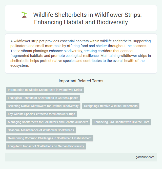 Wildlife Shelterbelts in Wildflower Strips: Enhancing Habitat and Biodiversity