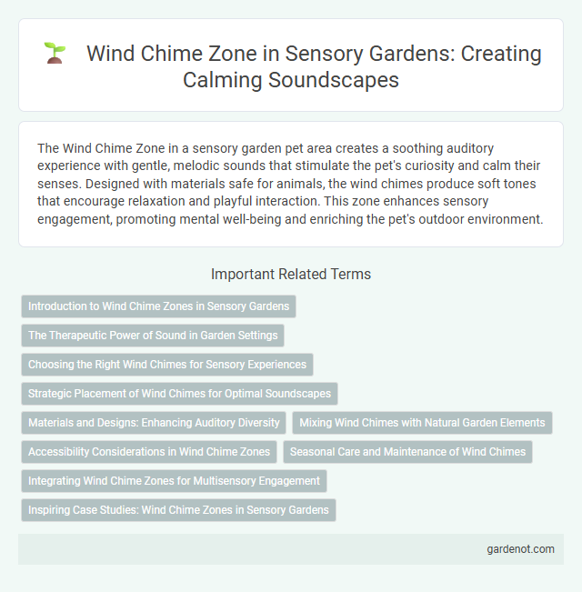 Wind Chime Zone in Sensory Gardens: Creating Calming Soundscapes