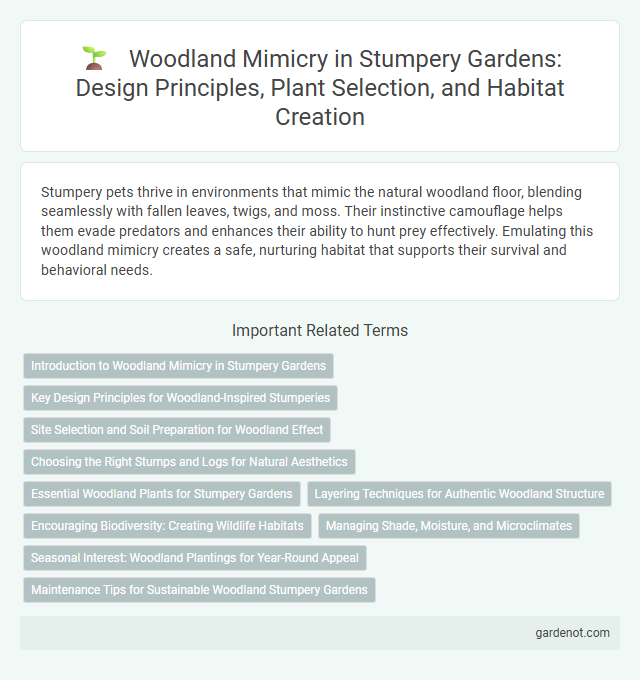 Woodland Mimicry in Stumpery Gardens: Design Principles, Plant Selection, and Habitat Creation