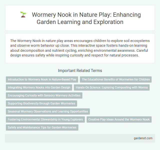 Wormery Nook in Nature Play: Enhancing Garden Learning and Exploration