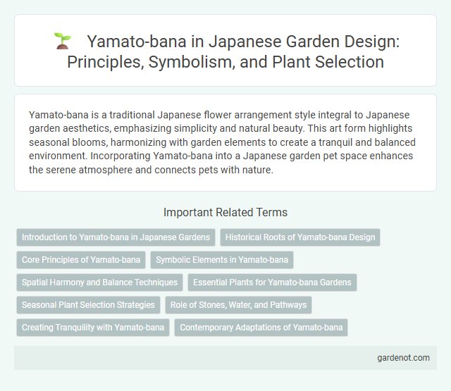 Yamato-bana in Japanese Garden Design: Principles, Symbolism, and Plant Selection