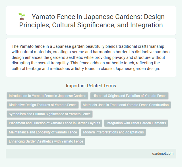 Yamato Fence in Japanese Gardens: Design Principles, Cultural Significance, and Integration