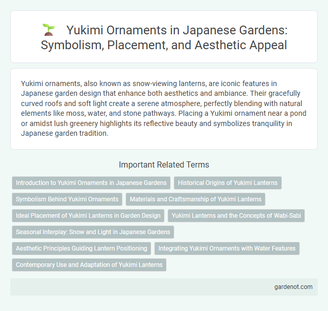 Yukimi Ornaments in Japanese Gardens: Symbolism, Placement, and Aesthetic Appeal