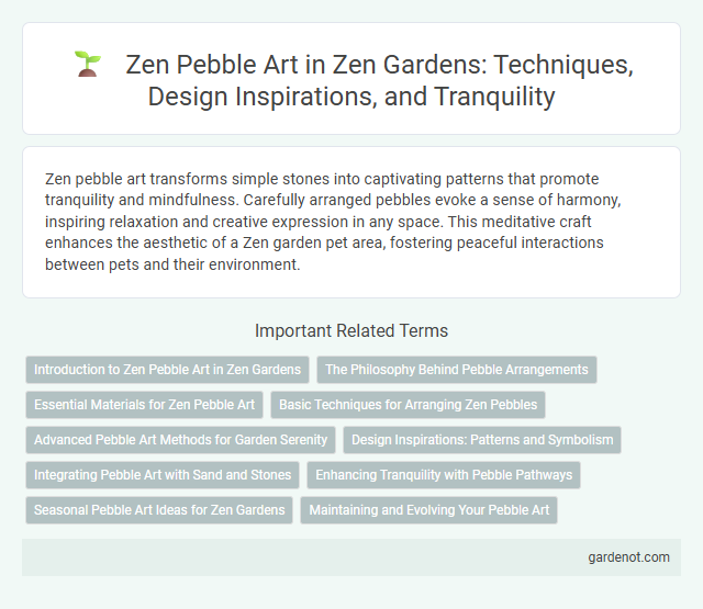 Zen Pebble Art in Zen Gardens: Techniques, Design Inspirations, and Tranquility