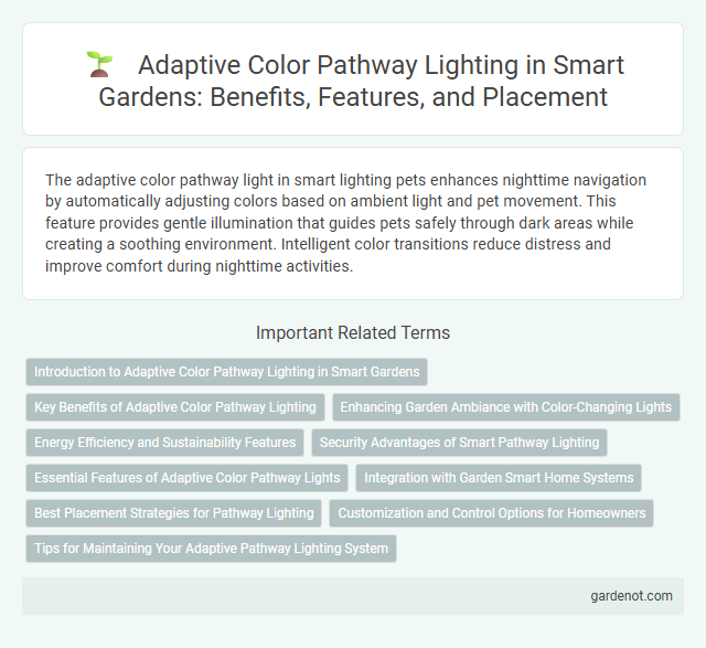 Adaptive Color Pathway Lighting in Smart Gardens: Benefits, Features, and Placement