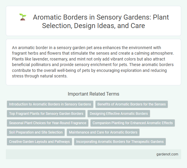 Aromatic Borders in Sensory Gardens: Plant Selection, Design Ideas, and Care