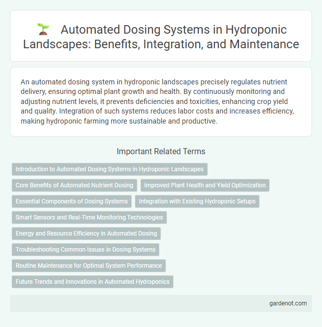 Automated Dosing Systems in Hydroponic Landscapes: Benefits, Integration, and Maintenance