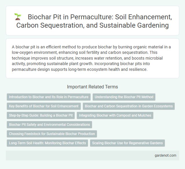 Biochar Pit in Permaculture: Soil Enhancement, Carbon Sequestration, and Sustainable Gardening