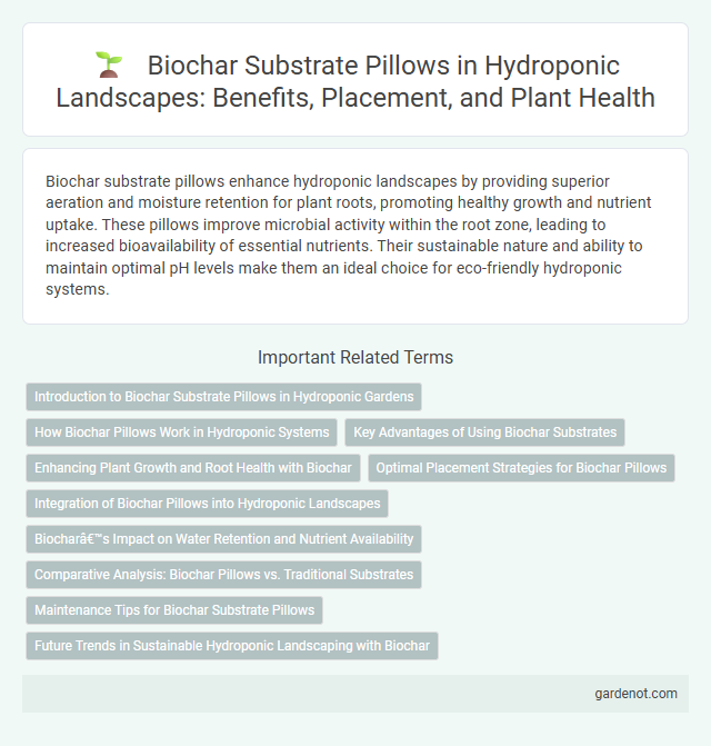 Biochar Substrate Pillows in Hydroponic Landscapes: Benefits, Placement, and Plant Health