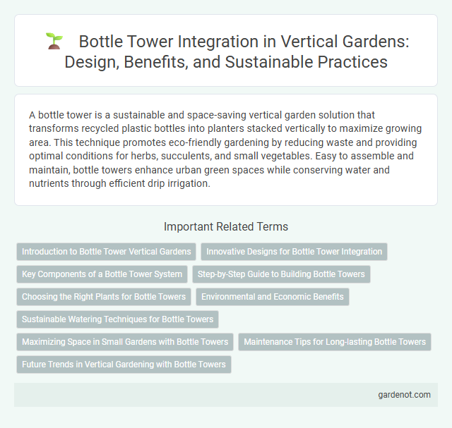 Bottle Tower Integration in Vertical Gardens: Design, Benefits, and Sustainable Practices