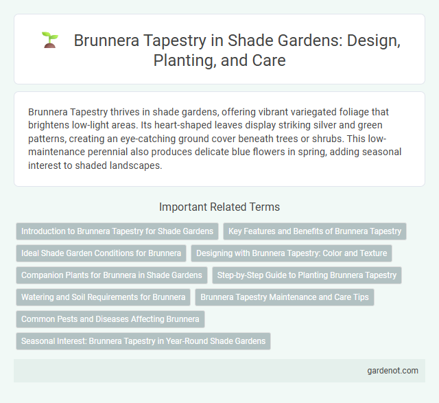 Brunnera Tapestry in Shade Gardens: Design, Planting, and Care