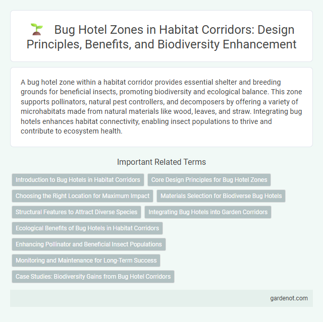 Bug Hotel Zones in Habitat Corridors: Design Principles, Benefits, and Biodiversity Enhancement