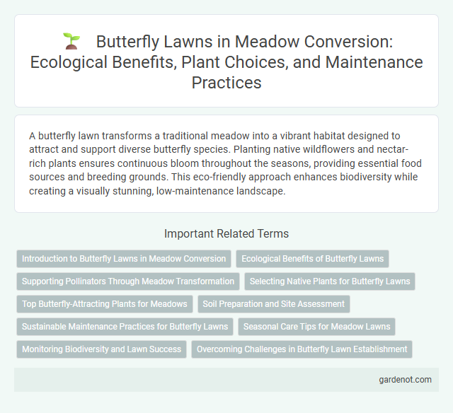 Butterfly Lawns in Meadow Conversion: Ecological Benefits, Plant Choices, and Maintenance Practices