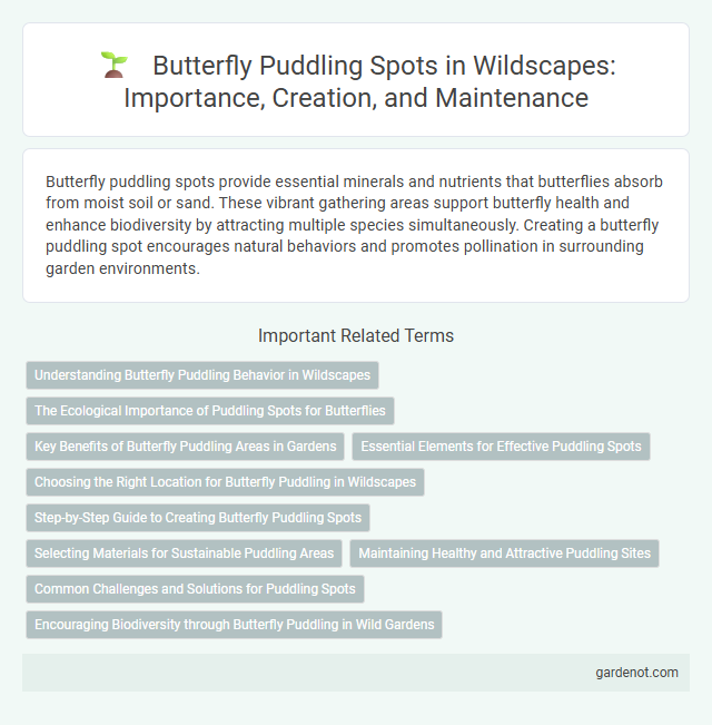 Butterfly Puddling Spots in Wildscapes: Importance, Creation, and Maintenance