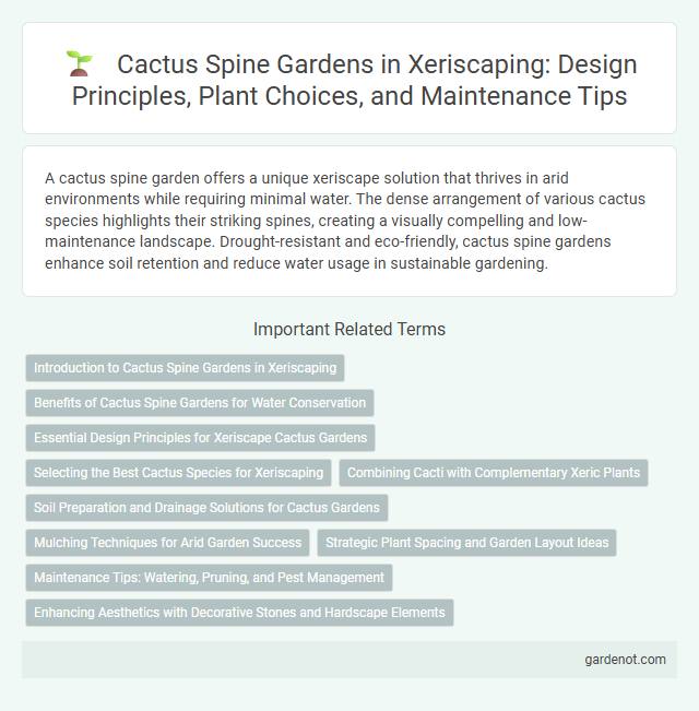 Cactus Spine Gardens in Xeriscaping: Design Principles, Plant Choices, and Maintenance Tips