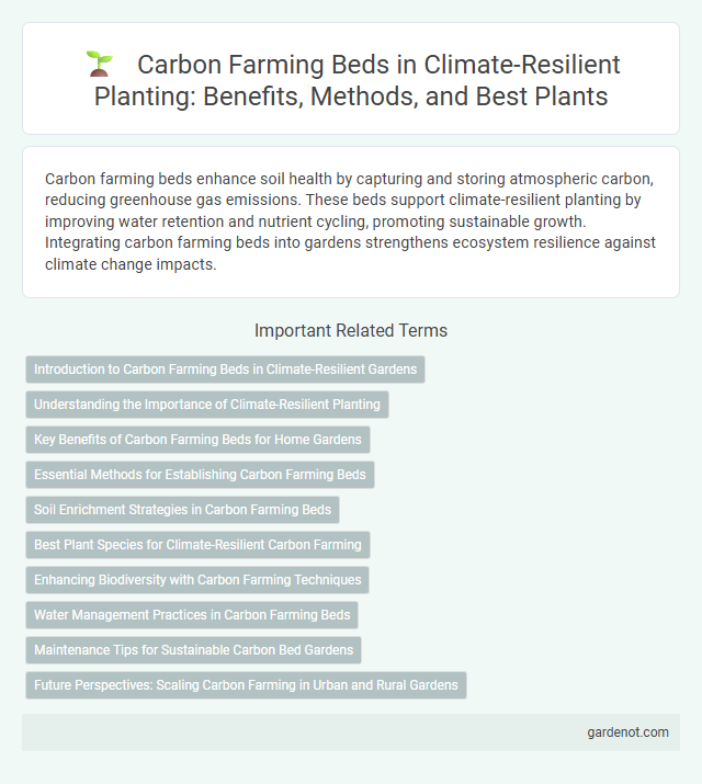 Carbon Farming Beds in Climate-Resilient Planting: Benefits, Methods, and Best Plants