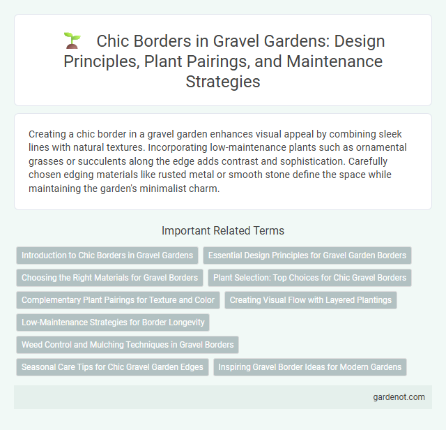 Chic Borders in Gravel Gardens: Design Principles, Plant Pairings, and Maintenance Strategies