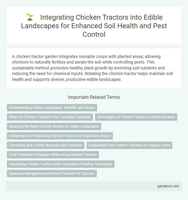 Integrating Chicken Tractors into Edible Landscapes for Enhanced Soil Health and Pest Control