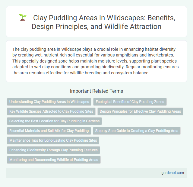 Clay Puddling Areas in Wildscapes: Benefits, Design Principles, and Wildlife Attraction