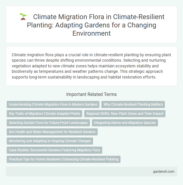 Climate Migration Flora in Climate-Resilient Planting: Adapting Gardens for a Changing Environment