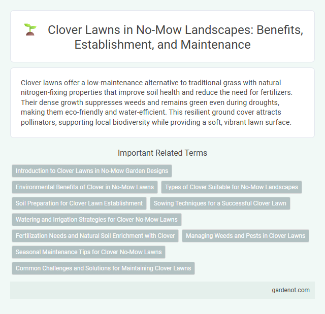 Clover Lawns in No-Mow Landscapes: Benefits, Establishment, and Maintenance