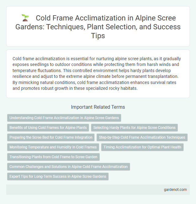 Cold Frame Acclimatization in Alpine Scree Gardens: Techniques, Plant Selection, and Success Tips