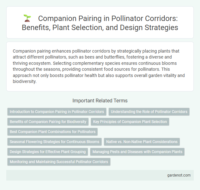 Companion Pairing in Pollinator Corridors: Benefits, Plant Selection, and Design Strategies