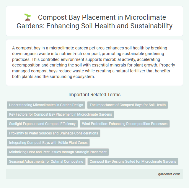 Compost Bay Placement in Microclimate Gardens: Enhancing Soil Health and Sustainability
