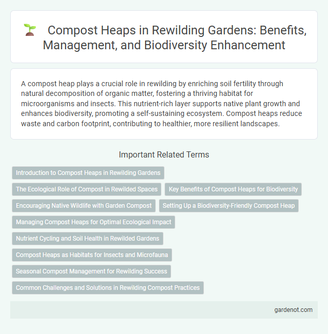 Compost Heaps in Rewilding Gardens: Benefits, Management, and Biodiversity Enhancement