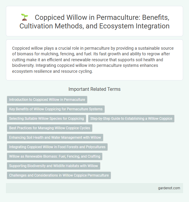 Coppiced Willow in Permaculture: Benefits, Cultivation Methods, and Ecosystem Integration