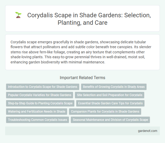 Corydalis Scape in Shade Gardens: Selection, Planting, and Care