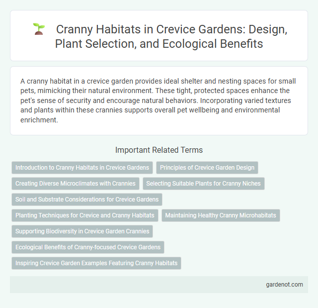 Cranny Habitats in Crevice Gardens: Design, Plant Selection, and Ecological Benefits
