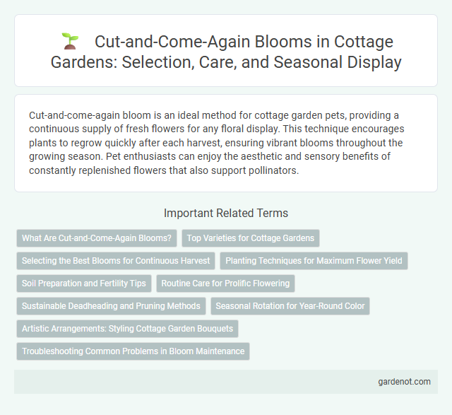 Cut-and-Come-Again Blooms in Cottage Gardens: Selection, Care, and Seasonal Display