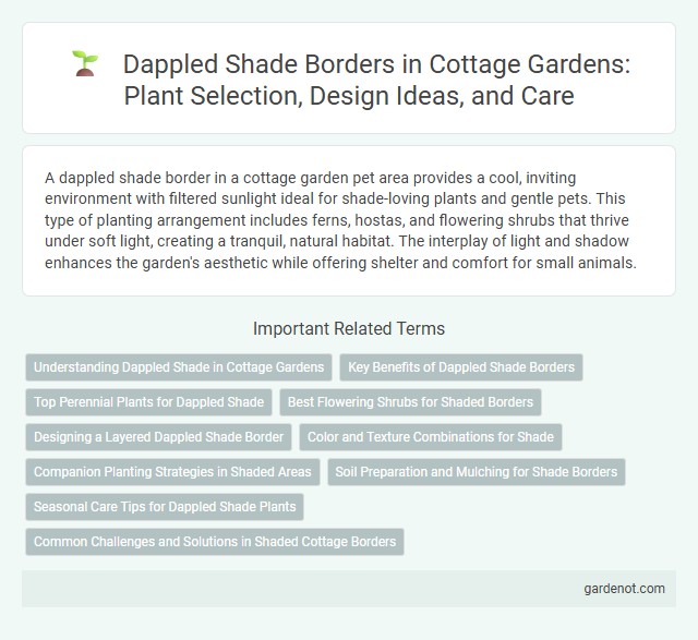 Dappled Shade Borders in Cottage Gardens: Plant Selection, Design Ideas, and Care