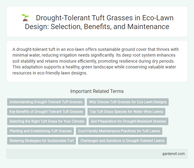 Drought-Tolerant Tuft Grasses in Eco-Lawn Design: Selection, Benefits, and Maintenance