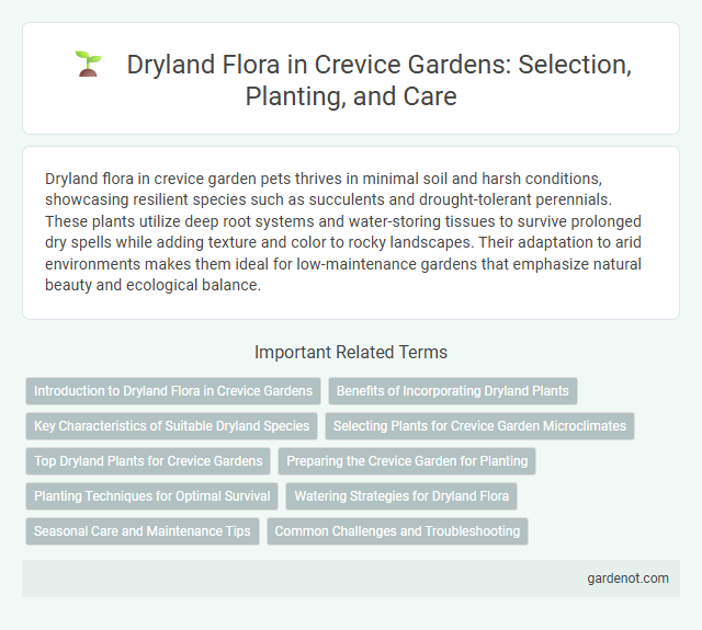 Dryland Flora in Crevice Gardens: Selection, Planting, and Care