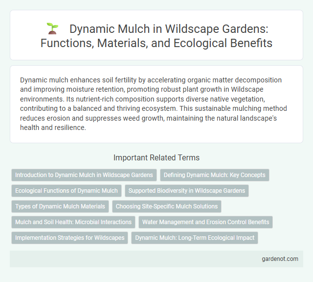 Dynamic Mulch in Wildscape Gardens: Functions, Materials, and Ecological Benefits