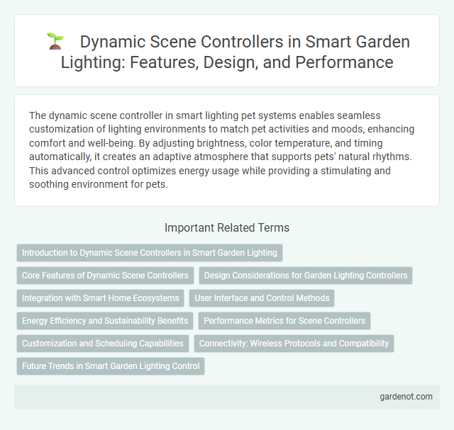 Dynamic Scene Controllers in Smart Garden Lighting: Features, Design, and Performance