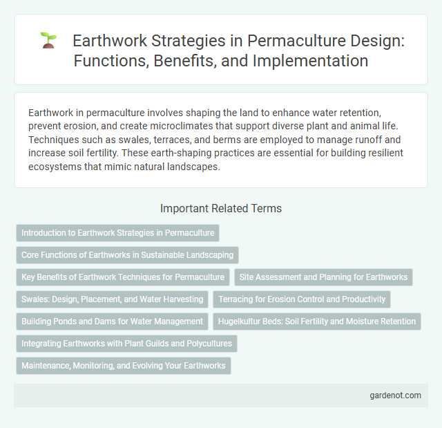 Earthwork Strategies in Permaculture Design: Functions, Benefits, and Implementation