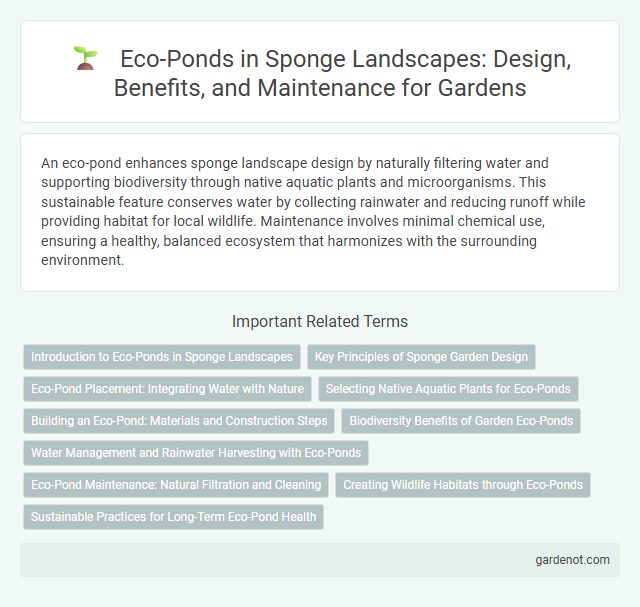Eco-Ponds in Sponge Landscapes: Design, Benefits, and Maintenance for Gardens