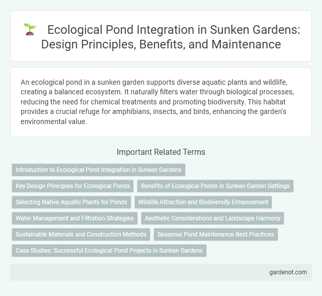 Ecological Pond Integration in Sunken Gardens: Design Principles, Benefits, and Maintenance