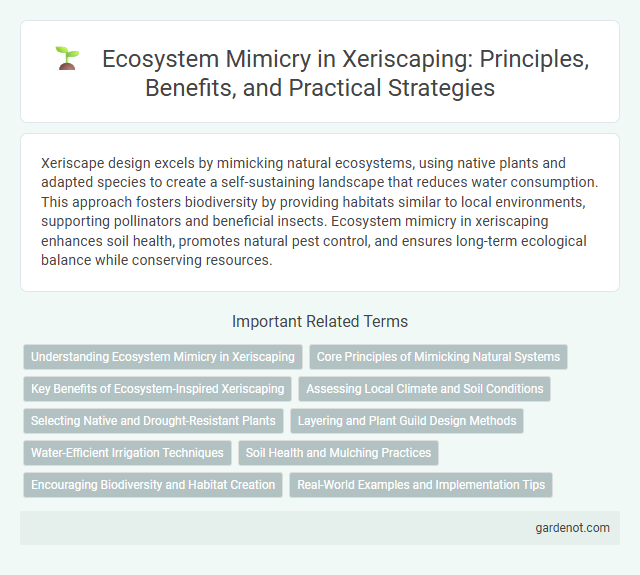 Ecosystem Mimicry in Xeriscaping: Principles, Benefits, and Practical Strategies