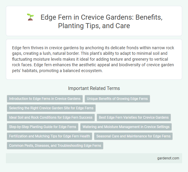 Edge Fern in Crevice Gardens: Benefits, Planting Tips, and Care