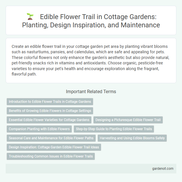 Edible Flower Trail in Cottage Gardens: Planting, Design Inspiration, and Maintenance