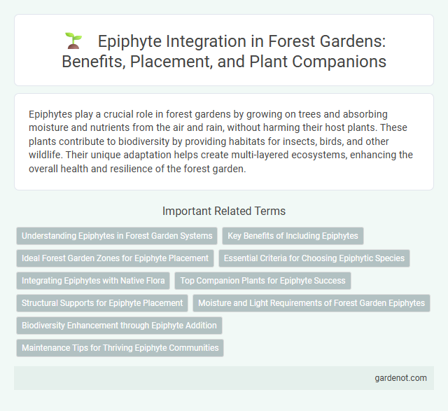 Epiphyte Integration in Forest Gardens: Benefits, Placement, and Plant Companions