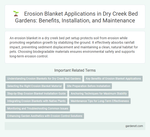 Erosion Blanket Applications in Dry Creek Bed Gardens: Benefits, Installation, and Maintenance