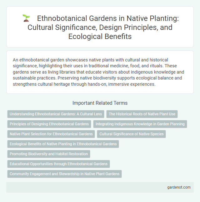 Ethnobotanical Gardens in Native Planting: Cultural Significance, Design Principles, and Ecological Benefits