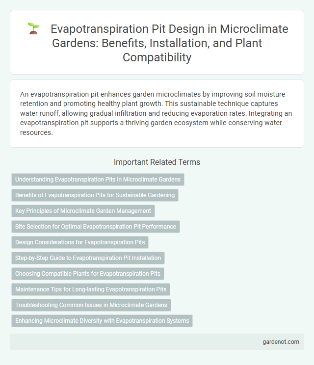 Evapotranspiration Pit Design in Microclimate Gardens: Benefits, Installation, and Plant Compatibility