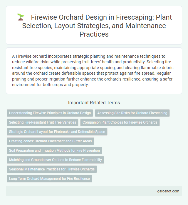 Firewise Orchard Design in Firescaping: Plant Selection, Layout Strategies, and Maintenance Practices