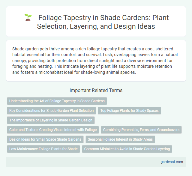Foliage Tapestry in Shade Gardens: Plant Selection, Layering, and Design Ideas